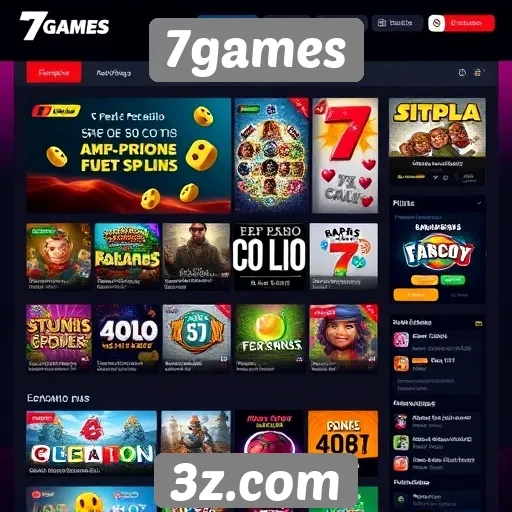 Experiência de usuário no site 7games é intuitiva e acessível